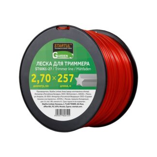 Леска для триммера STARTUL GARDEN ST6061-27 (2.7 мм) 257 м, звезда