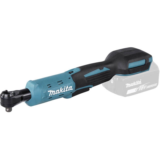 Гайковерт (трещотка аккумуляторная) MAKITA DWR180Z (18 В) без АКБ и ЗУ, 1/4", 3/8", 47.5 Нм, 1 скор., вес 1.2 кг