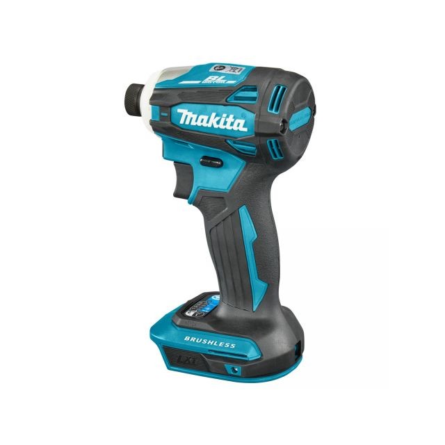 Шуруповерт ударный аккумуляторный (винтоверт) MAKITA DTD172Z (18 В) без АКБ и ЗУ, 140 Нм, 4 скор., бесщеточный, Hex 1/4″, вес 1.2 кг