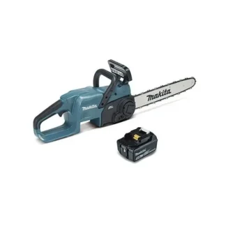 Пила аккумуляторная цепная MAKITA DUC407RT (18 В) с 1-ой АКБ на 5.0 Ач, шина 40 см (16"), вес 4.4 кг