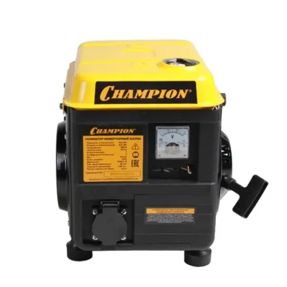 Генератор бензиновый (бензогенератор) инверторный CHAMPION IGG950 (0.9 кВт) 220 В, бак 2.2 л, 2-х тактный, вес 11.7 кг — изображение 5